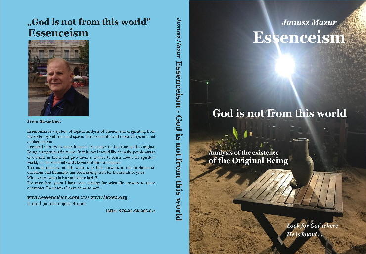 Cover Essenceism 1_God is not from this world